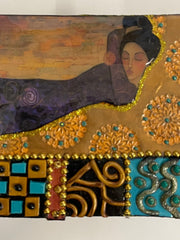 Load image into Gallery viewer, Bernice Pollock - Wood - Embellished box - 4.5&quot; x 4.5&quot; -  - Wood Art - McMillan Arts Centre &amp; MAC Box Office
