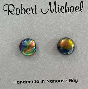 Robert Tutty - Earrings - Dichroic glass - Multi -  - Jewellery - McMillan Arts Centre & MAC Box Office