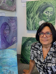 Load image into Gallery viewer, MAC School - Art Bites - Fascinating Fluid Art with Barbara Townsend April 26 2026 -1 PM -  - Class - McMillan Arts Centre &amp; MAC Box Office
