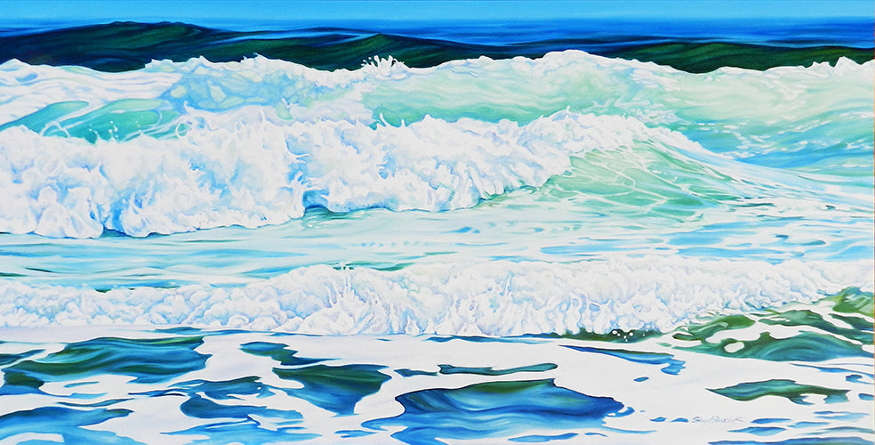Colourful Waves, by Sheryl Sawchuk by Sheryl Sawchuk - McMillan Arts Centre - Vancouver Island Art Gallery