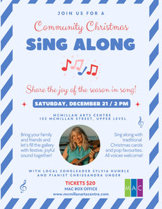 COMMUNITY CHRISTMAS SING ALONG with Sylvia Humble