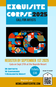 EXQUISITE CORPSE 2025 ARTIST REGISTRATION -  - Event Tickets - McMillan Arts Centre & MAC Box Office