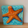 Darlene Looy - Acrylic - Sea Star - 6" x 6"