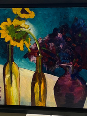 Load image into Gallery viewer, Carla Weaver - Oil Painting - &quot;Community&quot; 10&quot; x 10&quot; -  - Painting - McMillan Arts Centre &amp; MAC Box Office
