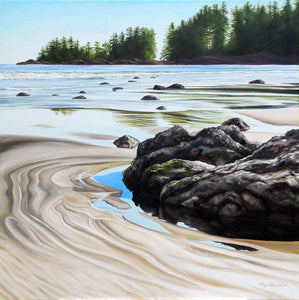 Glistening Sand, by Sheryl Sawchuk by Sheryl Sawchuk - McMillan Arts Centre - Vancouver Island Art Gallery