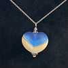 Garry White (Glass in Motion) - Necklace - Lampwork pendant - Heart, opaque