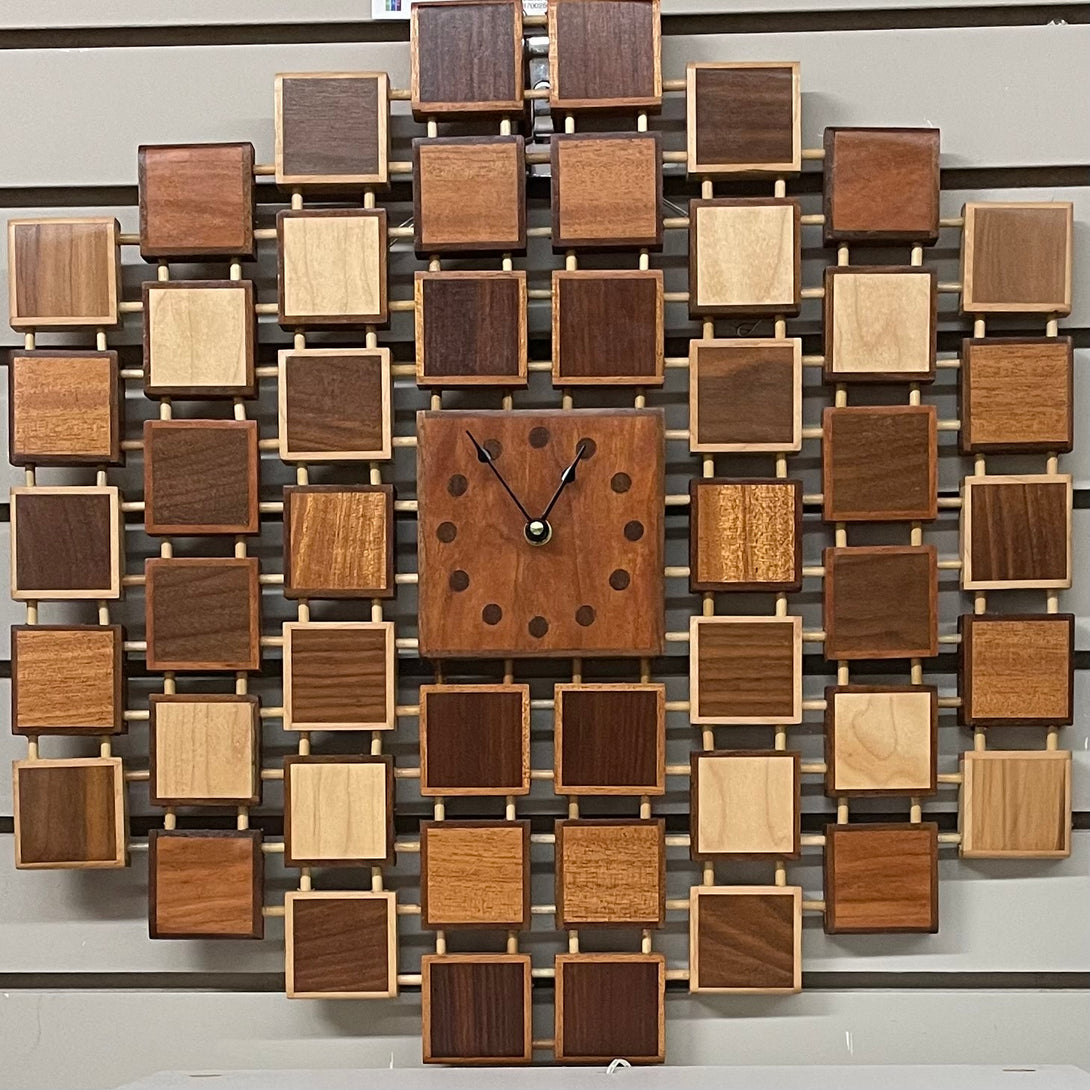 Gary Clark - Wood - Wall Clock -  - Wood - McMillan Arts Centre & MAC Box Office