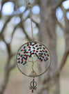 Dee Amendt - Suncatcher - Tree of Life - 4" diameter, hanging length 10"