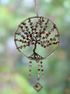 Dee Amendt - Suncatcher - Tree of Life - 4" diameter, hanging length 11"