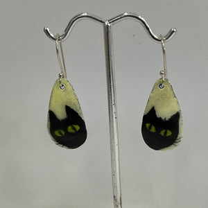 Gina Shear - Earrings - Black Cat -  - Jewellery - McMillan Arts Centre & MAC Box Office