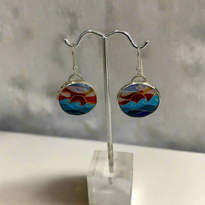 Gina Shear - Earrings - Sterling Silver & enamel -  - Jewellery - McMillan Arts Centre & MAC Box Office