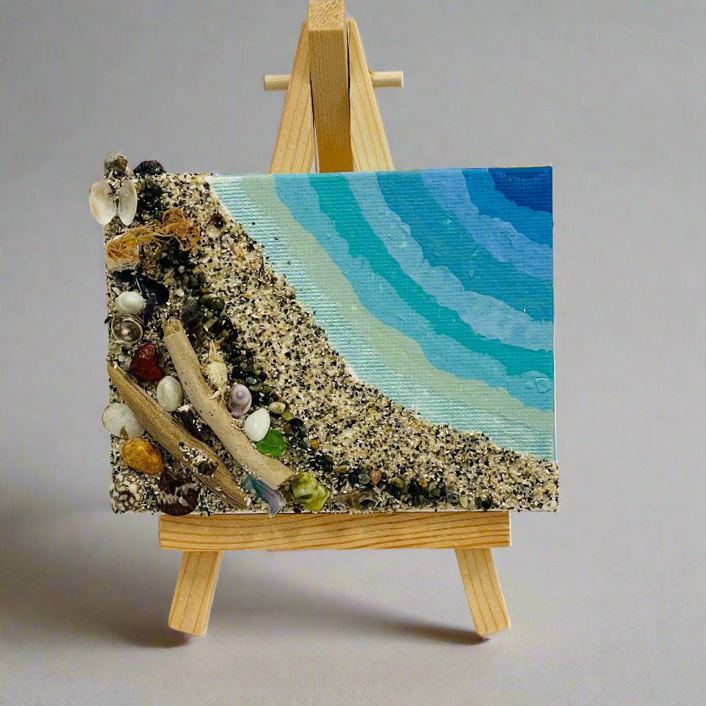 Jan Myers - Mixed Media - Beach Scene 4