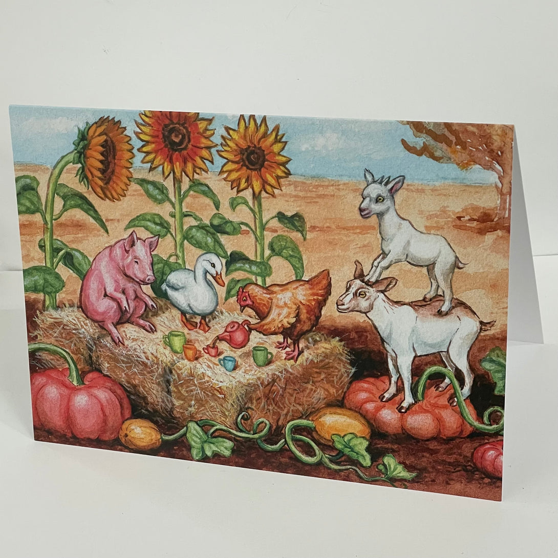 Andrea Walters - Card - Fall Farm Tea