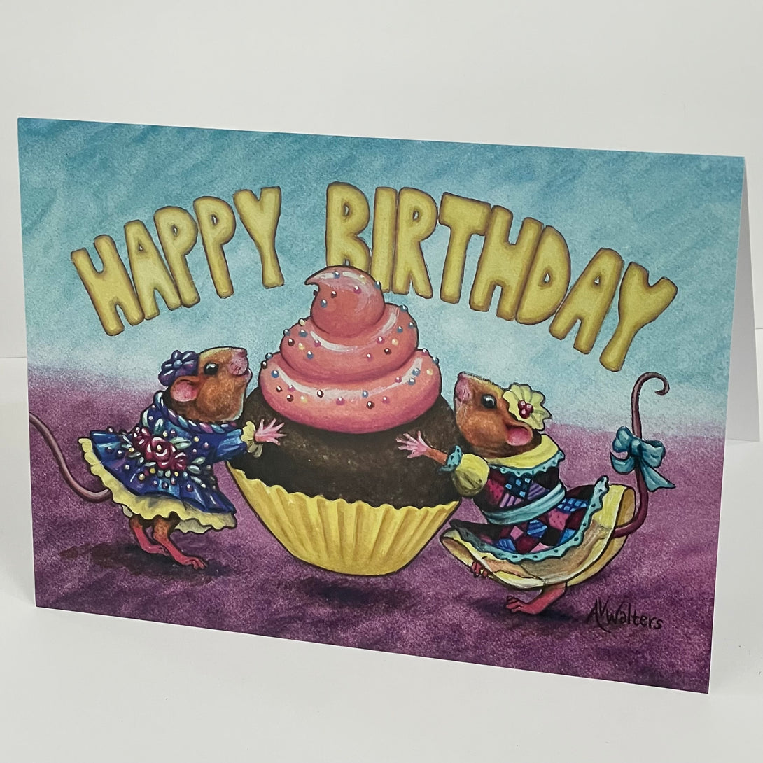 Andrea Walters - Card - The Birthday Cupcake -  - Card - McMillan Arts Centre & MAC Box Office