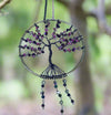 Dee Amendt - Suncatcher - Tree of Life  - 4" diameter, hanging length 8.5"