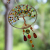 Dee Amendt - Suncatcher - Tree of Life  - 4" diameter, hanging length 10"