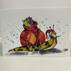 Carla Flegel - Christmas Card -""Look Forward to a Slow Steady Season" Christmas Snail