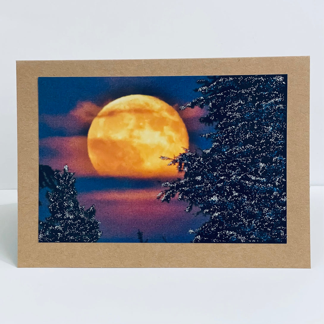 Jane Davidson - Christmas Card - Full Moon