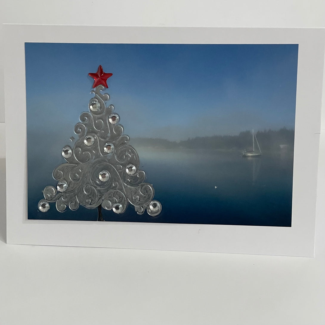 Jane Davidson - Christmas Card - Coastal Christmas