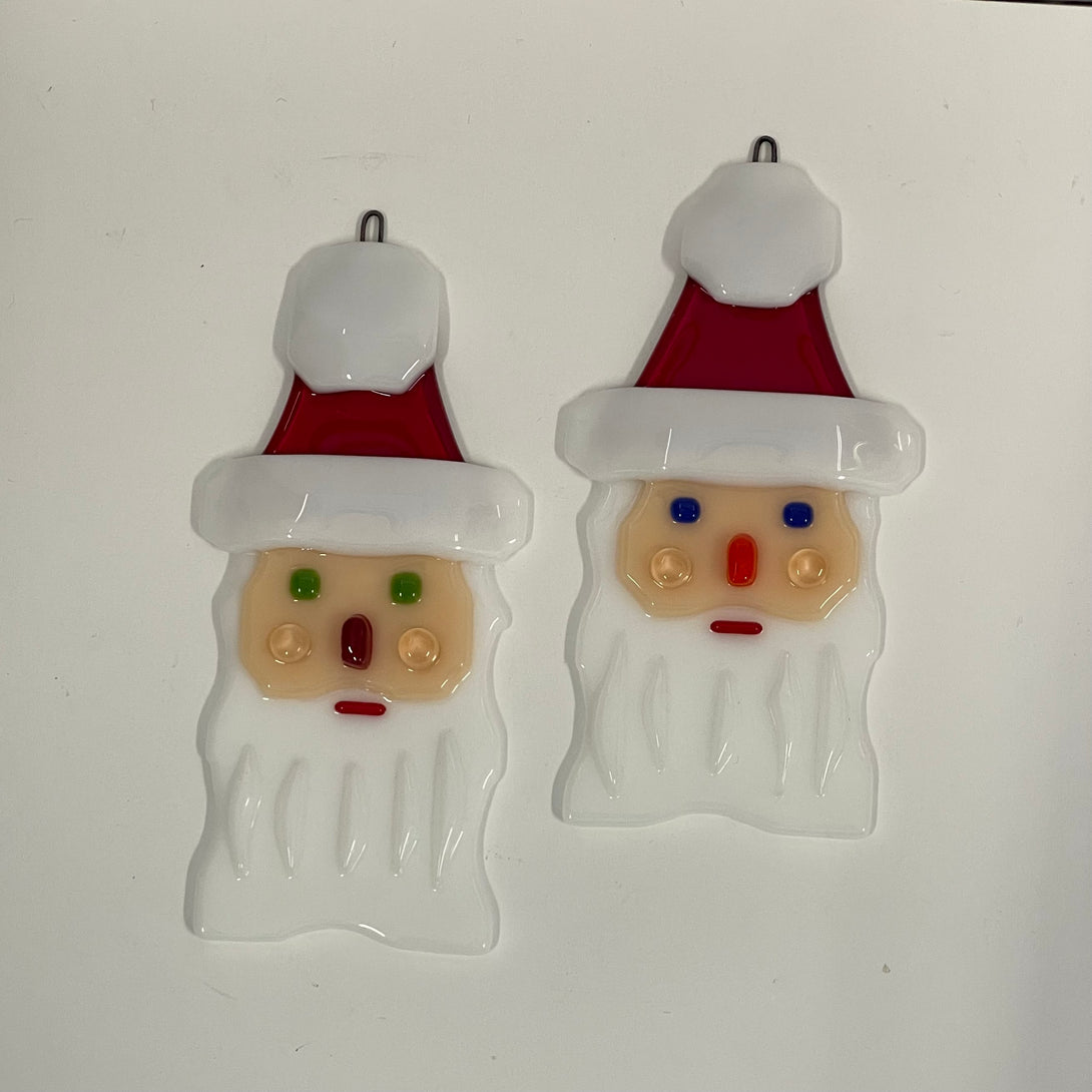 Bruce Thurston - Fused Glass - Santa - 4