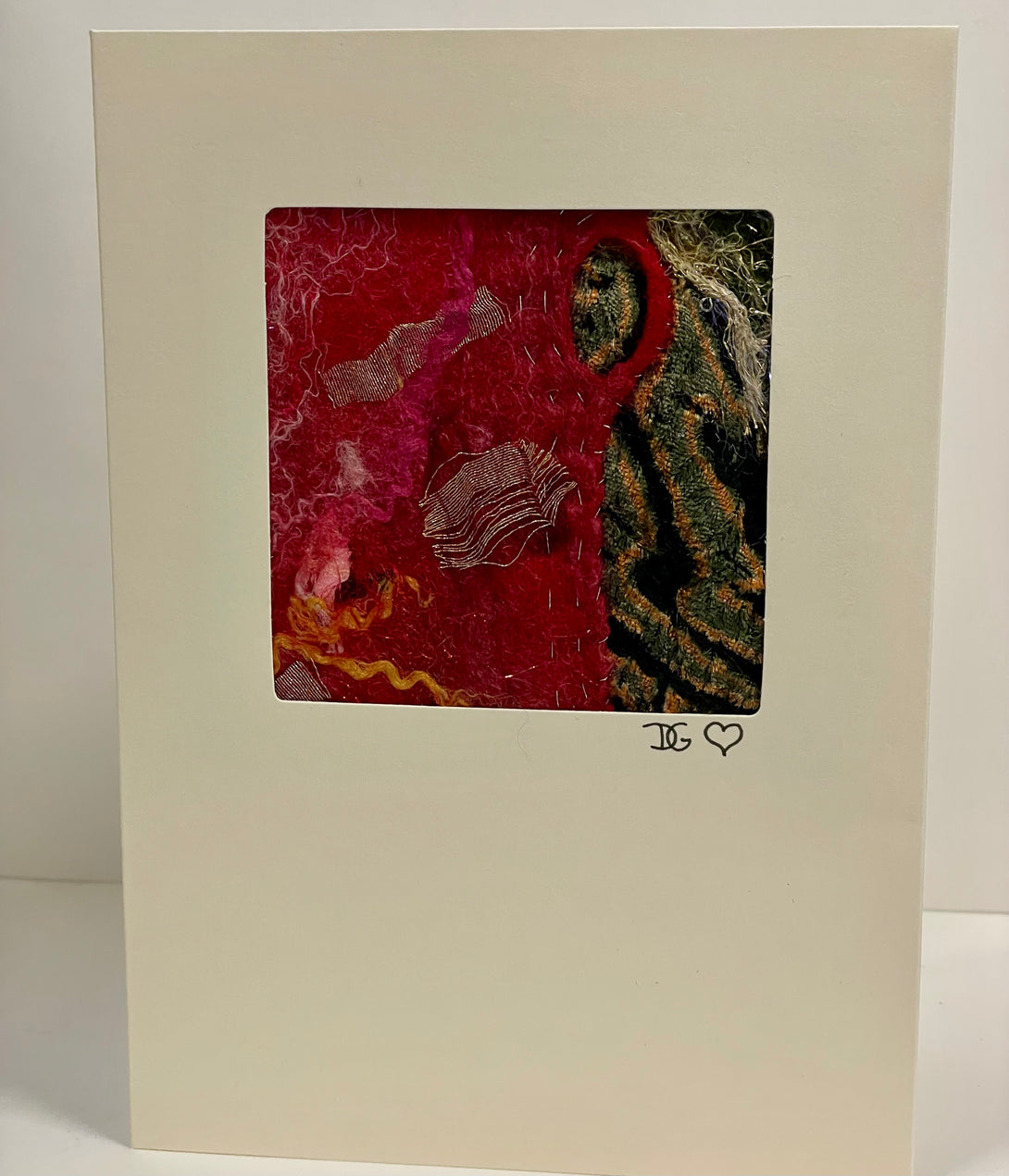 Darrell Giraldeau - Card - Felted art design