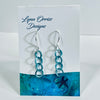 Lynn Orriss - Earrings -    Silver blue rings
