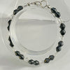 Lynn Orriss - Bracelet - Black and clear crystals - 7" long