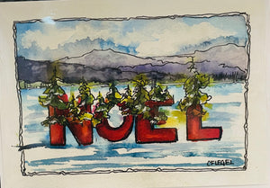 Carla Flegel - Christmas Card - "Let Your Spirit Sing - Noel" -  - Christmas Card - McMillan Arts Centre & MAC Box Office