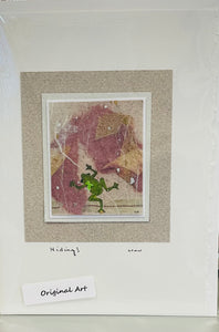 Lynn Orriss - Card -Collage - "Hiding" -  - Card - McMillan Arts Centre & MAC Box Office