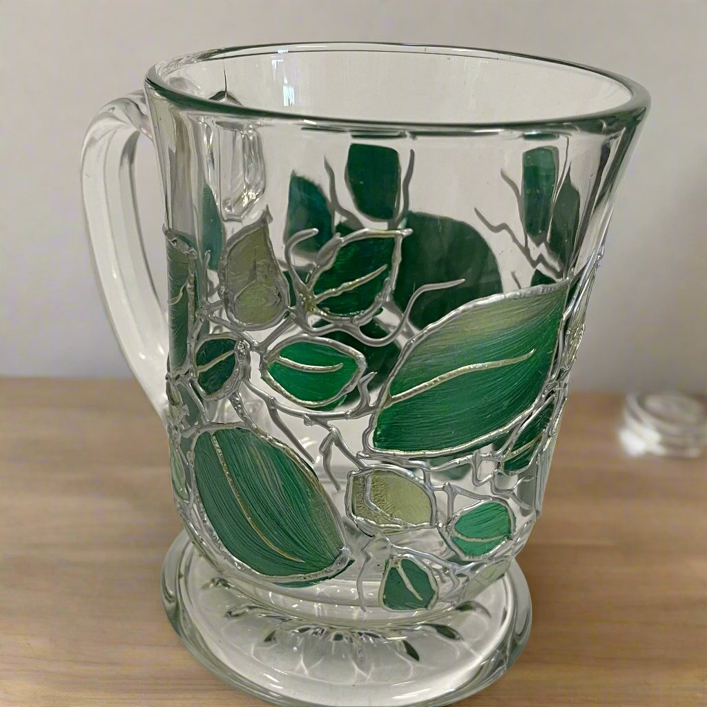 Lori Schiersmann - Pedestal Mug - Green/Lime/Silver