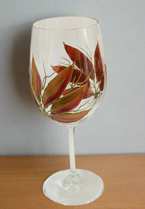 Lori Schiersmann - Wine Glass - Copper/Red/Gold