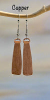Elaine Bohm - Earrings - Copper  - Surgical Steel Ear Wire