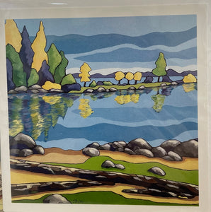 Joanne Ayley - Card - "Coastal Serenity" -  - Card - McMillan Arts Centre & MAC Box Office