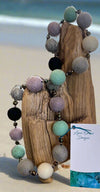 Lynn Orriss - Necklace - Felted Balls - 14" long