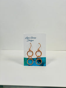 Lynn Orriss - Earrings - Copper - Round Rings