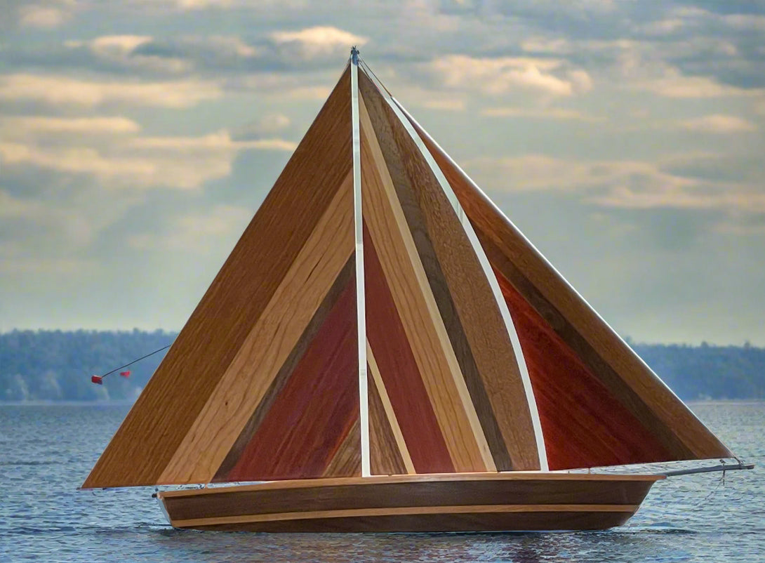 Gary Clark - Wood - Sailboat -  - Wood Art - McMillan Arts Centre & MAC Box Office