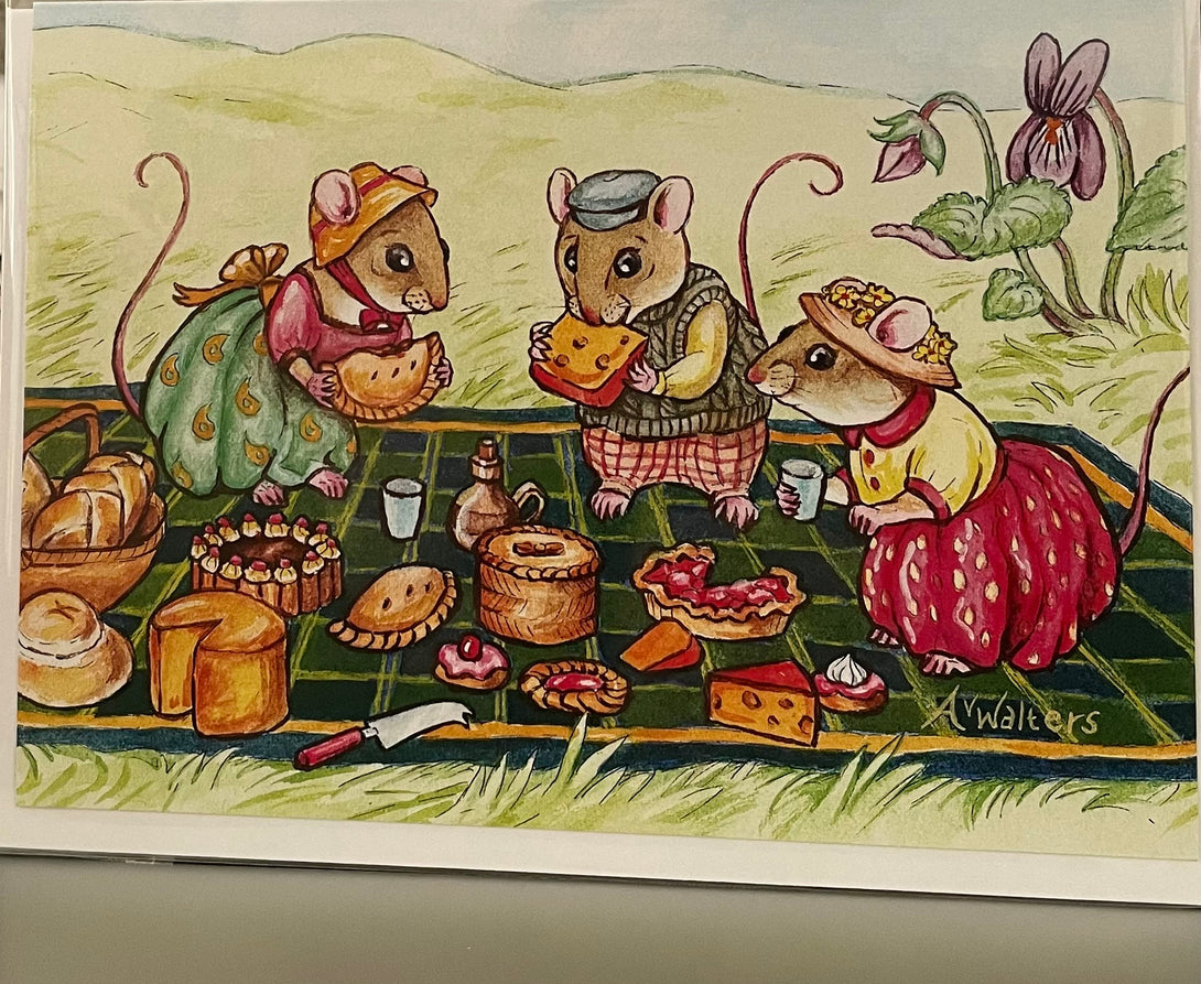 Andrea Walters - Card - Cheese & Pie Picnic