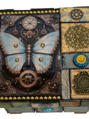 Load image into Gallery viewer, Bernice Pollock - Wood - Embellished box - 4.5&quot; x 4.5&quot; -  - Wood Art - McMillan Arts Centre &amp; MAC Box Office
