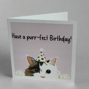 Sandra Russell - Card - "Have a purr-fect Birthday"