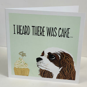 Sandra Russell - Card - "I heard there was cake"