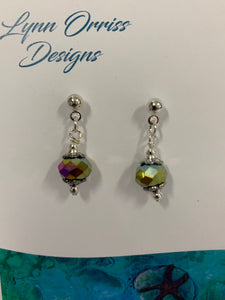 Lynn Orriss - Earrings - Rainbow Crystal