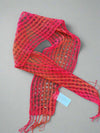 Linda Daniels - Scarf - Red & Orange - linen