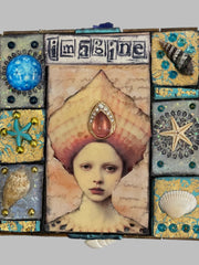 Load image into Gallery viewer, Bernice Pollock - Wood - Embellished box - 5&quot; x 5&quot; -  - Wood Art - McMillan Arts Centre &amp; MAC Box Office
