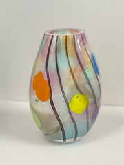 Load image into Gallery viewer, Cinderella Glass - Abstract Vase - 6.75&quot; tall -  - Glass Art - McMillan Arts Centre &amp; MAC Box Office
