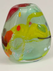 Load image into Gallery viewer, Cinderella Glass - Rainbow Vase - 5&quot; tall -  - Glass Art - McMillan Arts Centre &amp; MAC Box Office
