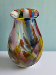 Load image into Gallery viewer, Cinderella Glass - Rainbow Vase - 6.5&quot; tall -  - Glass Art - McMillan Arts Centre &amp; MAC Box Office
