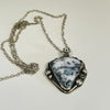Shambles Jewelry Design - Pendant - Dendritic Agate (black & white) - 28" chain