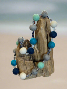 Lynn Orriss - Necklace - Felted Balls - 13" long -  - Jewellery - McMillan Arts Centre & MAC Box Office