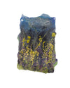 Darrell Giraldeau -Felted picture -yellow flowers -mounted on white - 8" x 10"