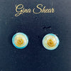 Gina Shear - Earrings - Stud with sterling silver posts